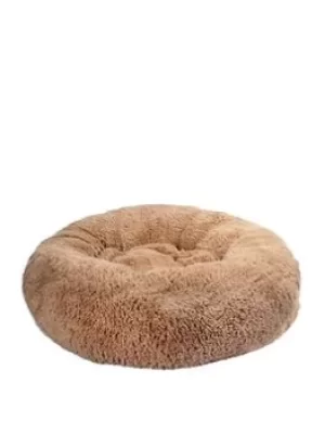 image of Happy Pet Teddy Pet Bed Honey 60X22Cm