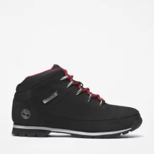 image of Timberland Euro Sprint Hiker For Men In Black/red Black, Size 10