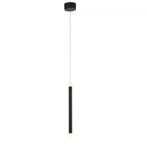 image of Wands 1 Light LED Pendant Black 2700K