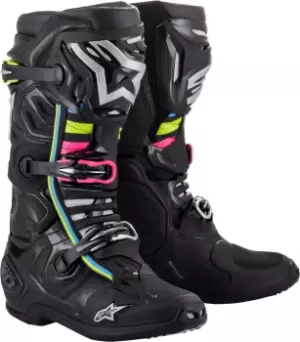 Alpinestars Tech 10 Supervented Motocross Boots, white, Size 40 41, white, Size 40 41