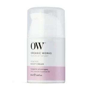 image of Organic Works Renewal Night Cream 50ml