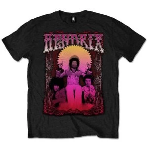 image of Jimi Hendrix Karl Ferris Wheel Mens XX-Large T-Shirt - Black