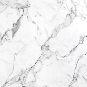 Image of Linda Barker Calacatta Marble 2400mm x 1200mm Hydro-Lock Tongue & Groove Bathroom Wall Panel - Calacatta Marble - Multipanel