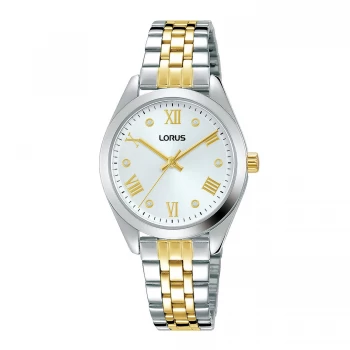 Image of Lorus RG253SX9 Ladies Polished Silver Case & Titanium Bracelet Dress Watch