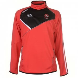 Image of ONeills Derry GAA Pullover Mens - Red/Black/Wht