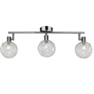 Image of Ceiling Lamp Light Fitting Spotlight Swiveling Angle Adjustable Spots Including LED Bulbs 3 Flame