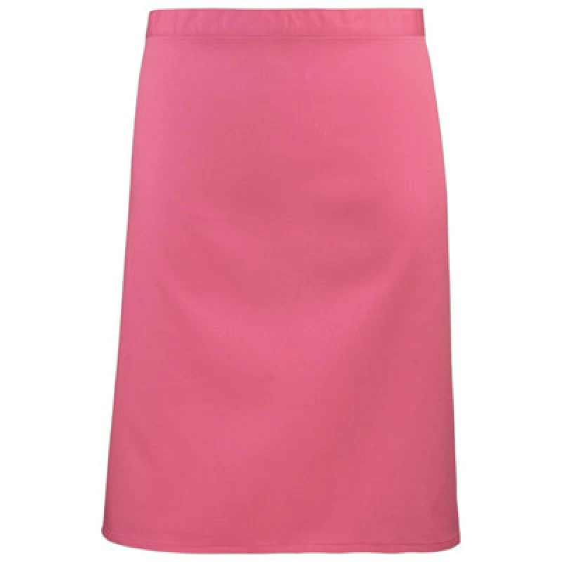Image of Premier Premier Colours Mid Length Apron in Fuchsia Fuchsia One Size Unisex 5063470681495