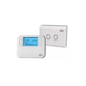 image of ESI Wireless Programmable Room Thermostat White ESRTP4RF++++