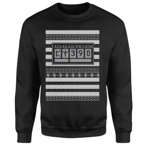 image of Azkaban Prison Christmas Sweatshirt - Black - 5XL