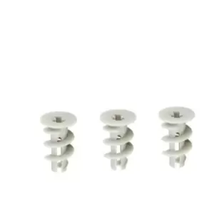 image of Plasterboard Nylon Plastic Self Drill Screw Driva Non Conductive Fixings 8 x 23mm - Pack of 10