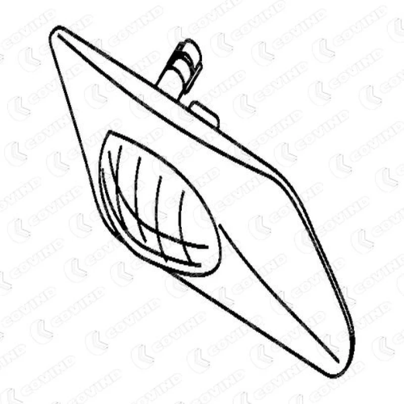 Image of COVIND C39/137 Turn Signal Left, Orange, without bulb Indicator (62)