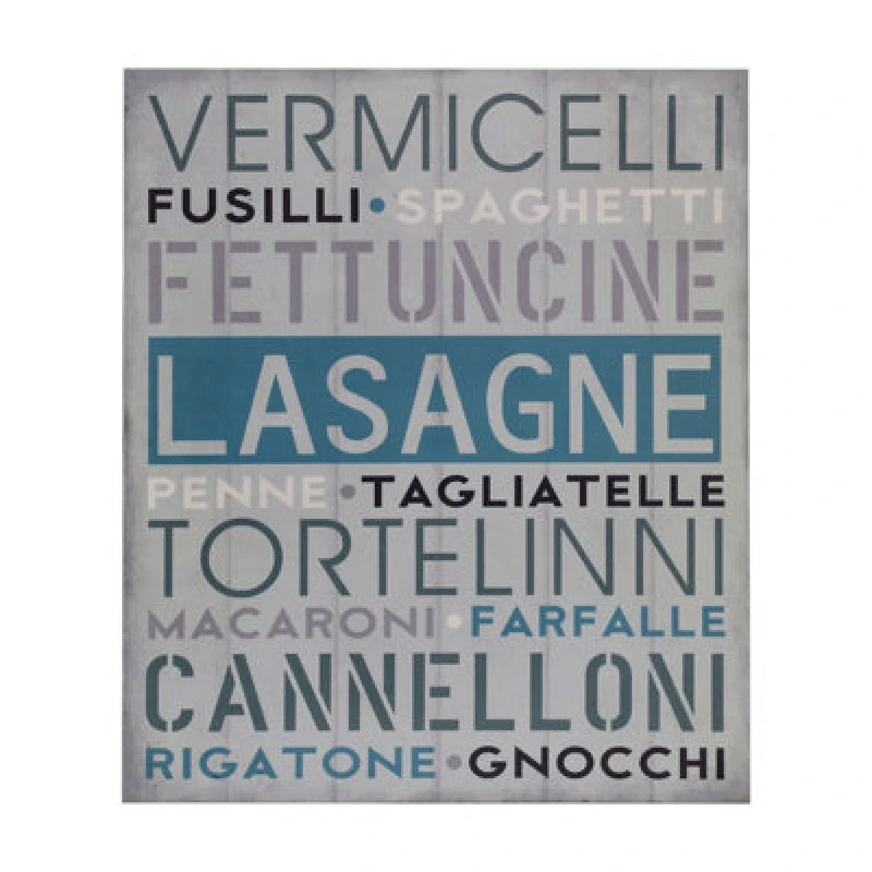 Image of Premier Housewares Lasagne Wall Plaque Home Wall Decor White