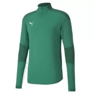 image of Puma Quarter Zip Training Top Mens - Green