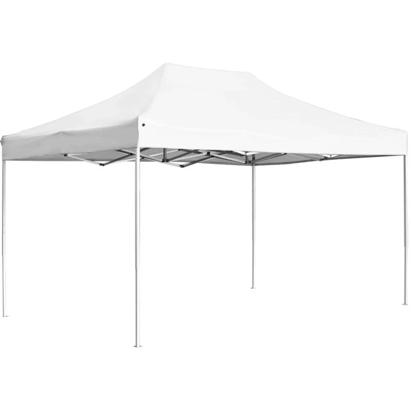 Image of vidaXL Professional Folding Party Tent Aluminium 4.5x3 m White 45495