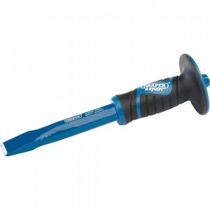 Image of Draper Octagonal Shank Cold Chisel Soft Grip and Hand Guard 25mm 250mm