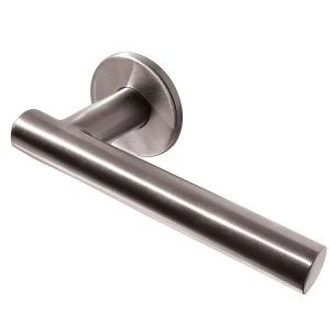 Image of Jedo Atlanta Door Handle on Round Rose