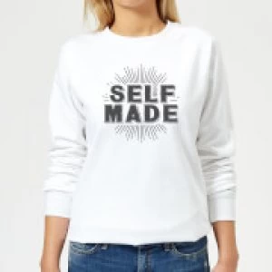 Image of Self Made Womens Sweatshirt - White - 3XL