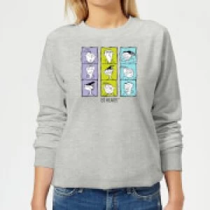 image of Ed, Edd n Eddy Heads Womens Sweatshirt - Grey - 3XL