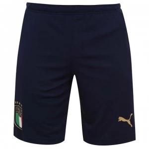 Image of Puma Italy Football Training Shorts - Blue
