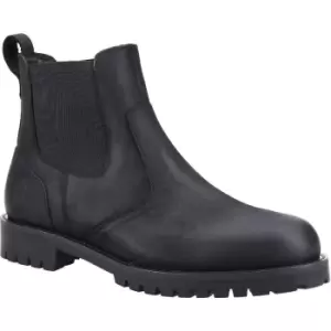 Image of Cotswold Mens Bodicote Leather Slip On Chelsea Ankle Boots UK Size 7 (EU 41)