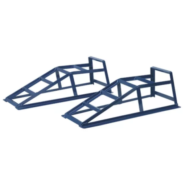 Image of Sealey CAR2000 Car Ramps 1tonne Capacity per Ramp 2tonne Capacity per Pair