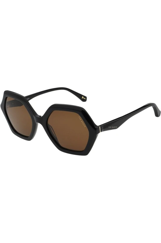 Image of Ted Baker Evie Sunglasses Sunglasses Itm Gloss Solid Black 88204190000