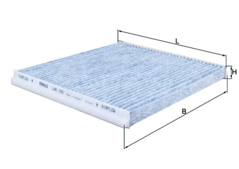 Image of Pollen filter MAHLE LAK 109