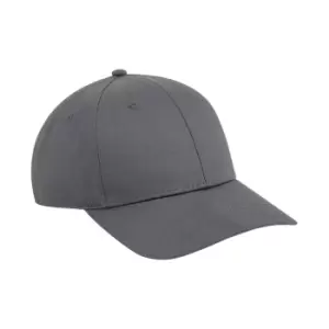 image of Beechfield Urbanwear 6 Panel Snapback Cap (One Size) (Light Graphite)