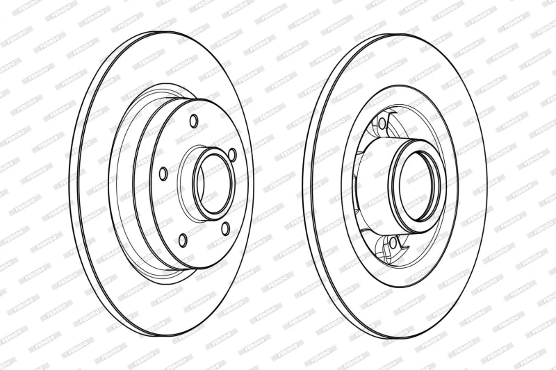 Image of Brake disc FERODO DDF1731-1
