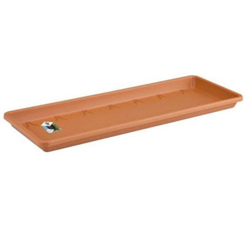 Image of Elho Barcelona Trough Saucer 50cm - Terra