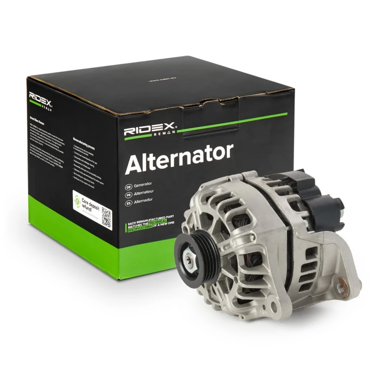 Image of RIDEX REMAN 4G1813R Generator Alternator Charging Current: 80A, Voltage: 12V Alternator (4)