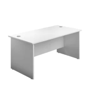 Image of 1600 X 800 Panel Rectangular Desk White