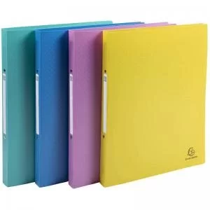 Image of Exacompta Forever Young Ring Binder 2 D-Ring 15mm A4 Assorted Pack of