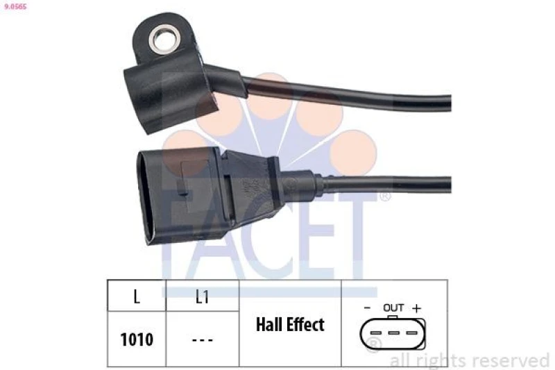 Image of FACET Camshaft position sensor FACET 9.0565