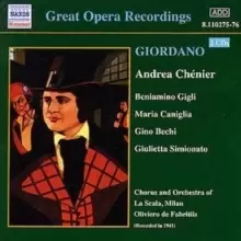 Image of Andrea Chenier (De Fabriitis, Scala Orch. And Chorus, Gigli)
