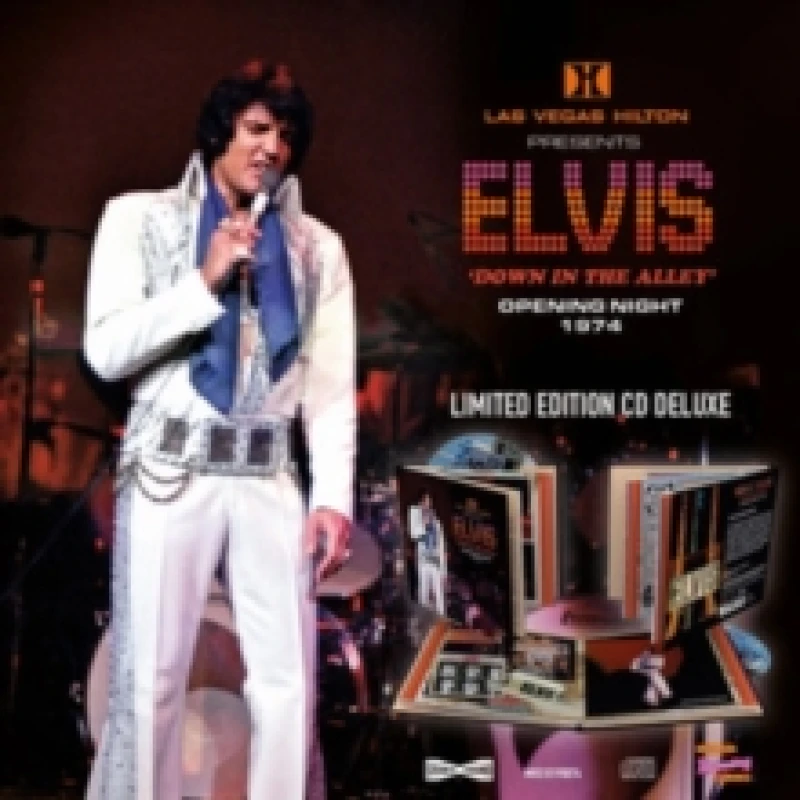 Image of Las Vegas - 'Down in the alley' opening night 1974 CD / with Book