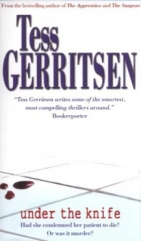 Image of Under the Knife by Tess Gerritsen Paperback