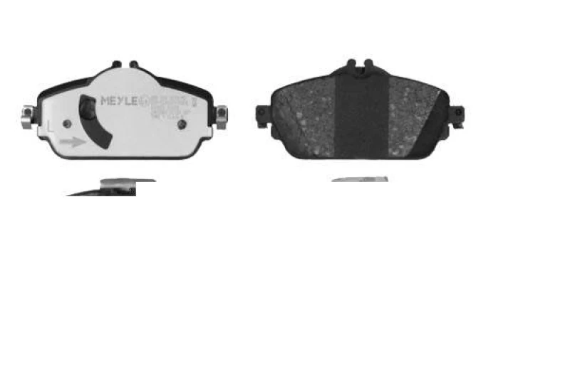 Image of MEYLE 025 220 3219/PD Brake pad set Front Axle, prepared for wear warning indicator, MEYLE-PD Quality, with brake caliper screws Brake Pad Set,disc b