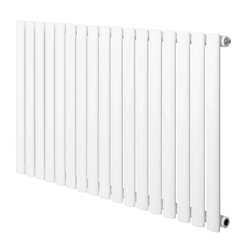 Image of Monstershop Oval Single Column Radiator - 600 x 1020mm - White White Unisex