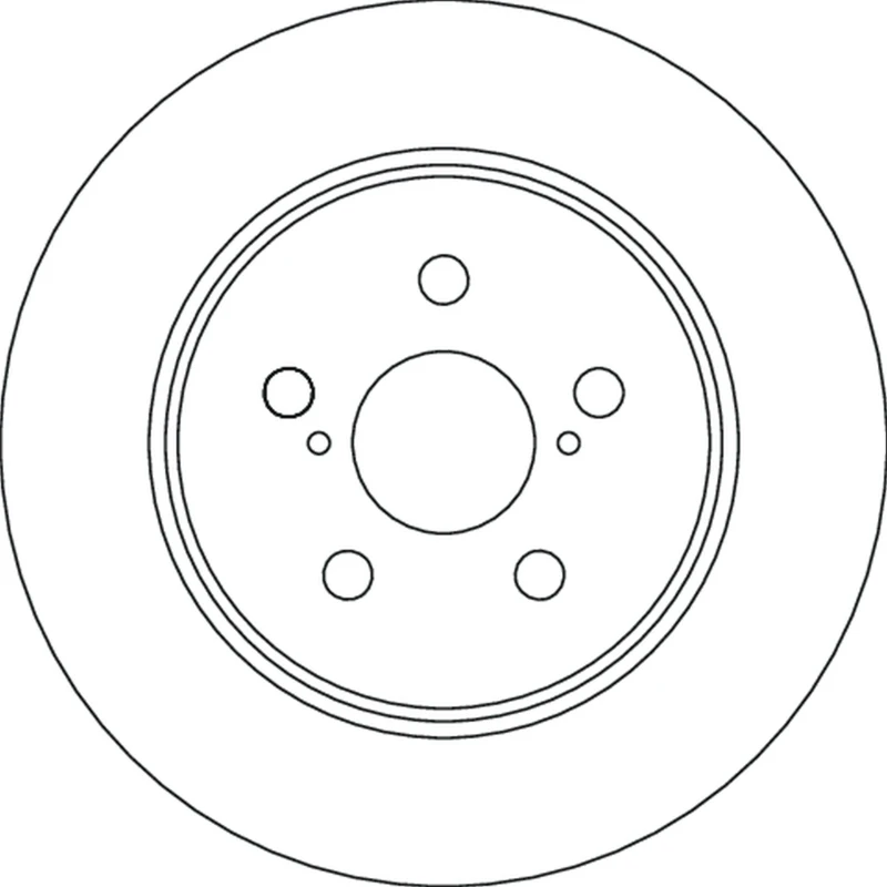 Image of Brake disc TRW DF6828