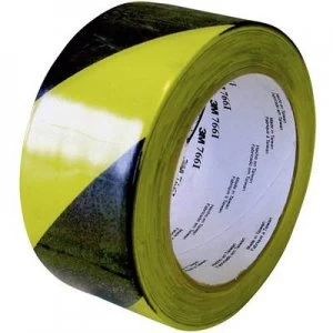 Image of 3M 766i 70-0062-9983-1 PVC tape 764i Black, Yellow (L x W) 33 m x 50 mm 33 m