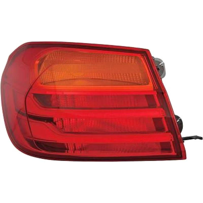 Image of DIEDERICHS 1245091 Rear light Outer section, without bulb holder, Left, P21W Combination Rearlight (391)