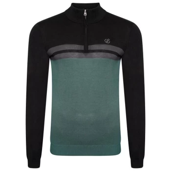 Image of Dare 2b Dutiful Half Zip Sweater - FernGrn/Blck
