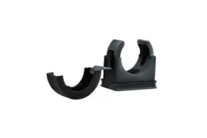 Image of HellermannTyton HelaGuard Series M6 Cable Clip, Black 28mm nominal size