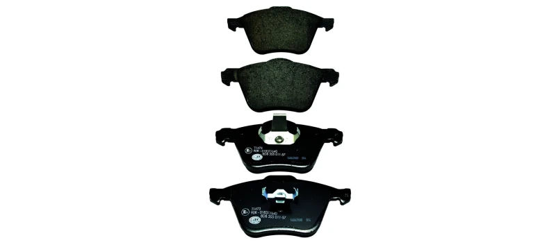 Image of HELLA Brake pad set HELLA 8DB 355 011-571