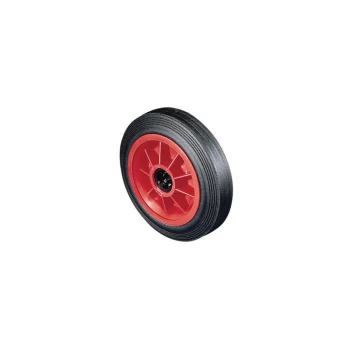 Image of Rubber Tyre Polyprop' Centre 160MM-20MMB Wheel - Atlas Workholders