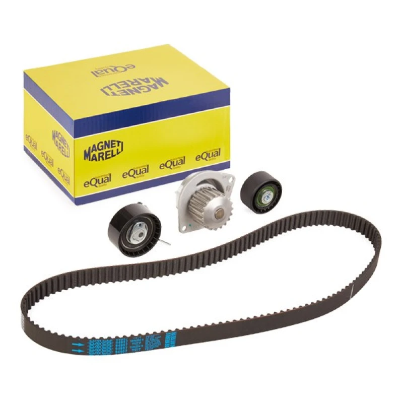 Image of MAGNETI MARELLI Water pump and timing belt kit MAGNETI MARELLI 132011160064
