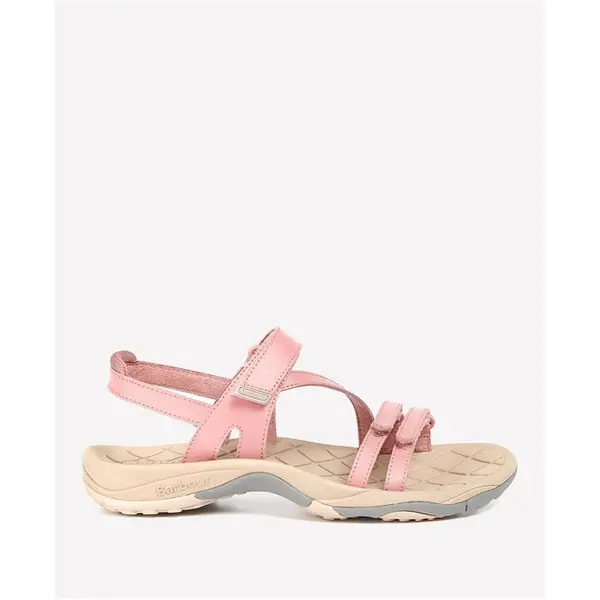 Image of Barbour Kenmore Strappy Sports Sandals - Pink 7