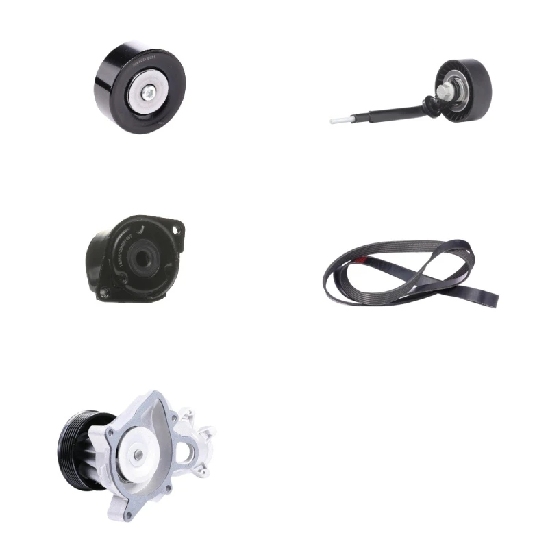 Image of RIDEX 4172P0023 Water Pump + V-Ribbed Belt Kit Water Pump + V-Ribbed Belt Kit (4172)