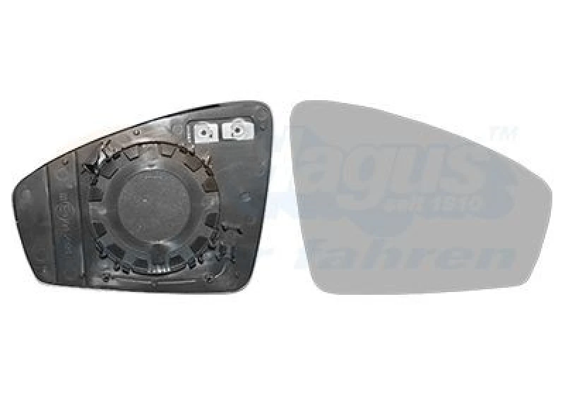 Image of VAN WEZEL Wing mirror glass VAN WEZEL 5747838